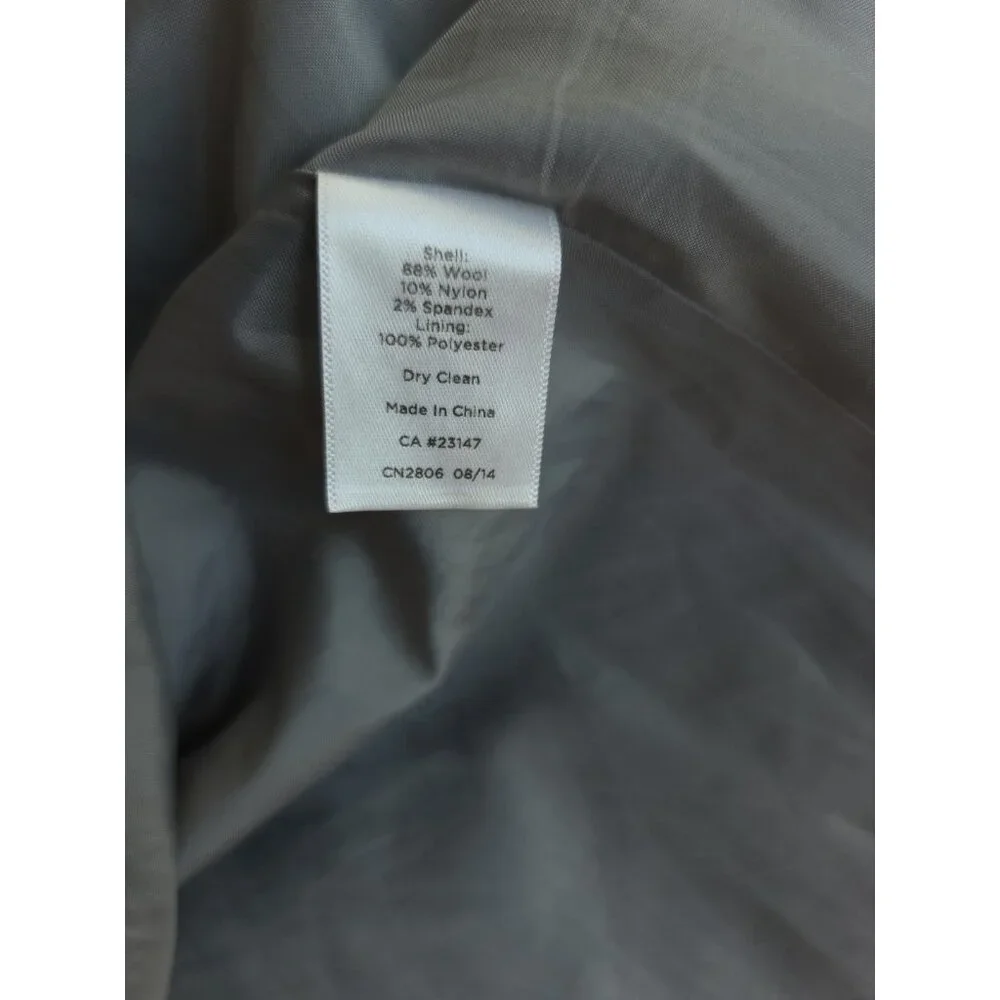 Talbots Wool Blend‎ Skirt Womens 12 Peacock Floral Lined A-Line